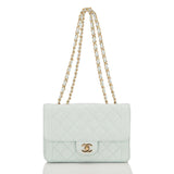 Chanel Vintage Light Blue Quilted Lambskin Flap Bag (Preloved - Excellent)