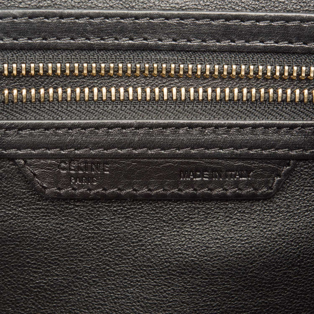 Celine Rust Python Suede Mini Luggage Bag (Preloved - Excellent)