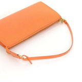 Louis Vuitton Pochette Accessories Orange Epi Leather Hand Bag