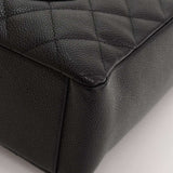 Chanel PST Black Caviar Quilted Leather Medium Grand Shopping Tote Bag