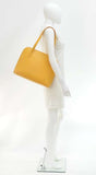 Louis Vuitton Lussac Yellow Epi Leather Large Shoulder Bag