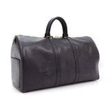 Louis Vuitton Keepall 45 Black Epi Leather Duffle Travel Bag