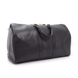 Louis Vuitton Keepall 45 Black Epi Leather Duffle Travel Bag