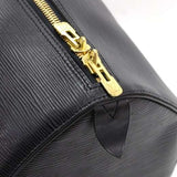 Louis Vuitton Keepall 45 Black Epi Leather Duffle Travel Bag