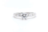 Timeless Contemporary 1.29ct Diamond Engagement Suite in White Gold