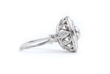 Fantastic 2.01ct Art Deco Sapphire & Diamond Ring in Platinum
