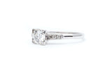 Classic American 0.72ct Diamond Engagement Ring in Platinum
