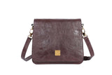 The Urban Stroll Shoulder Bag in Chocolate Italian Leather