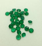 Suite of 27 loose Columbian Emeralds.