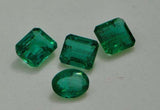 Four loose Zambian Emeralds.