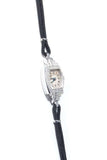 Hamilton Ladies Platinum Diamond Art Deco Wristwatch