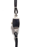 Hamilton Ladies Platinum Diamond Art Deco Wristwatch