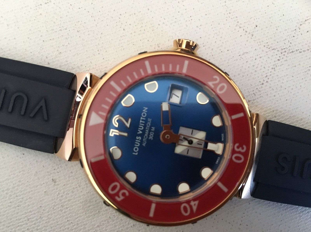 Watch Louis Vuitton Tambour Diving II Or Rose XL