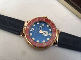 Authentic Louis Vuitton Tambour Diver II XL Solid 18K Rose Gold Automatic Watch