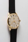 Vintage Mens Omega Geneve Wrist Watch in 18K Yellow Gold