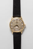 Vintage Mens Omega Geneve Wrist Watch in 18K Yellow Gold