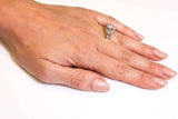 Elaborate Art Deco 1.05 Carat Diamond Platinum Filigree Ring