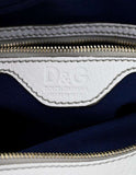 Dolce & Gabbana D&G White Leather Lily Bag