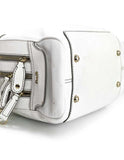 Dolce & Gabbana D&G White Leather Lily Bag