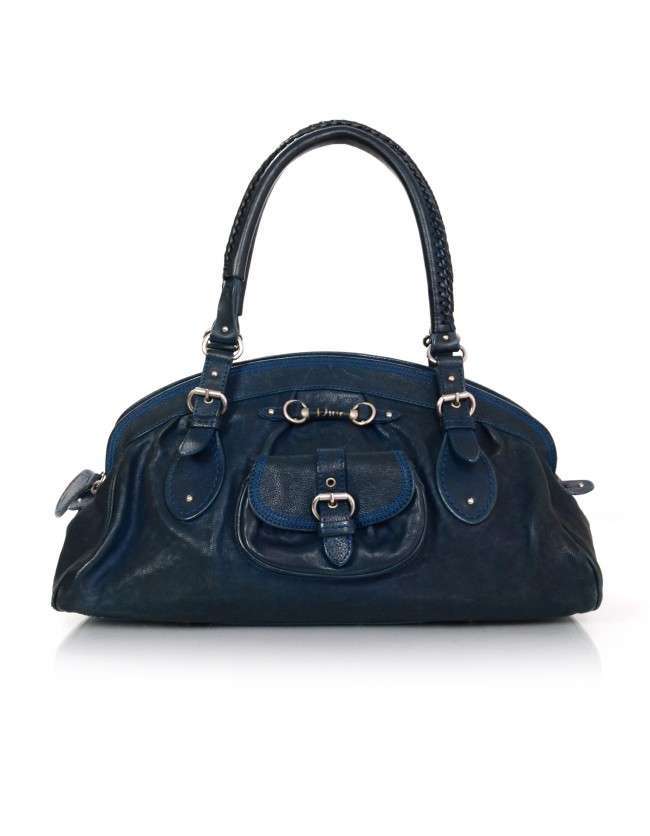 【ヴィンテージ】Rank:A☆Dior BLUE バービースモール バッグ B8D2CD3A-A3B7-46BD-9F82-