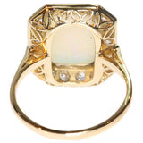 Art Deco Opal and Diamond Ring ca.1920