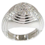 High Domed Diamond and Gold Ring by Boucheron