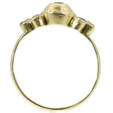 Louis XV Table Cut Diamond and Gold Ring From France