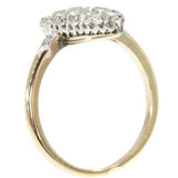 Antique Diamond and Gold Marquise Ring