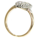 Antique Diamond and Gold Marquise Ring