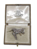 A late Victorian diamond snipe brooch