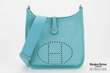 Hermes Evelyn PM Blue Atoll