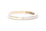 Contemporary Diamond Wedding Band in 14 Karat Gold