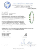 11.24ctw Emerald and 4.82ctw Diamond Bracelet