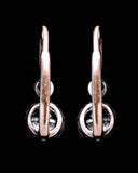 Victorian Paste Earrings in 14K Yellow Gold & Silver
