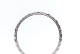 Art Deco Hand Engraved Platinum Eternity Wedding Band