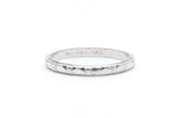 Art Deco Hand Engraved Platinum Eternity Wedding Band
