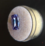NATURAL 2.63ct Blue Violet Tanzanite Gem Rare FLAWLESS Cushion Cut CERTIFIED