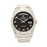 ROLEX - DAY-DATE 18K WHITE GOLD GENTS 18239 1990