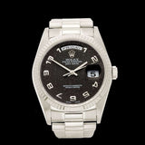 ROLEX - DAY-DATE 18K WHITE GOLD GENTS 18239 1990