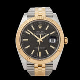ROLEX - DATEJUST STAINLESS STEEL & 18K YELLOW GOLD GENTS 126333 2017