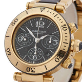 CARTIER - PASHA DE CARTIER 18K YELLOW GOLD GENTS 3027 OR W301970MX 2011