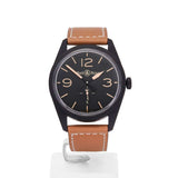 BELL & ROSS - HERITAGE DLC COATED STAINLESS STEEL GENTS BR123-95-SC 2017