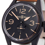 BELL & ROSS - HERITAGE DLC COATED STAINLESS STEEL GENTS BR123-95-SC 2017