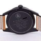 BELL & ROSS - HERITAGE DLC COATED STAINLESS STEEL GENTS BR123-95-SC 2017