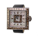 Jahan Fortuny Gold Cognac Diamond Set Watch