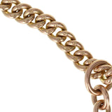 Exceptional Quality Antique Double Albert Chain with T-bar in 9ct Rose Gold