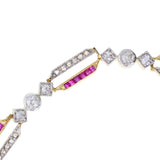 1920s Ruby Diamond Bracelet