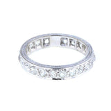 Edwardian Platinum and Diamond Full Hoop Eternity Ring