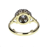 Antique Diamond Daisy Cluster Ring in 18ct Gold