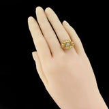 1950 white sapphire ring